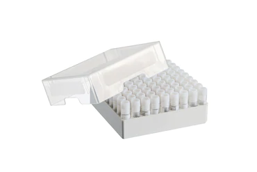 艾本德儲存盒 9 × 9, 可放置 81  個螺旋蓋（凍存）管， 1  –  2  mL，3  件，高 53  mm，2  英寸，聚丙烯材料，可耐受最低 -86  °C，可高溫高壓滅菌，帶蓋子并具有數(shù)