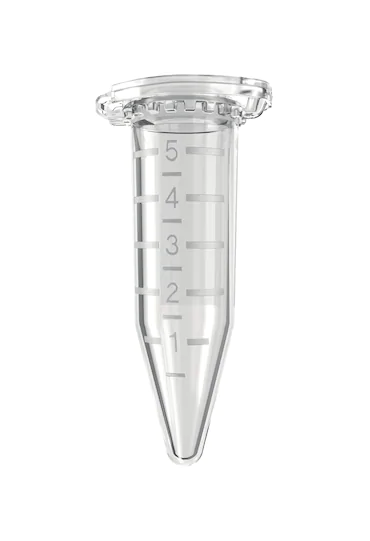 艾本德Eppendorf Tubes? 5.0 mL 帶鎖扣蓋，啟動套裝, 5.0 mL, 400 個離心管（2 盒， 每盒 2 包ｘ100 個），2 個離心管架（可放置 12 個離心管），白色；8 